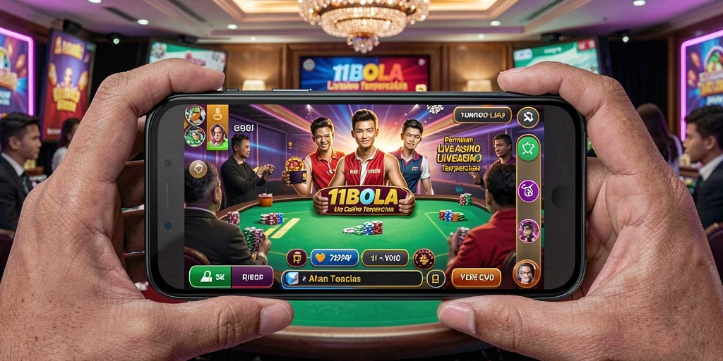 Tampilan gameplay Live Casino yang menarik di 11BOLA.