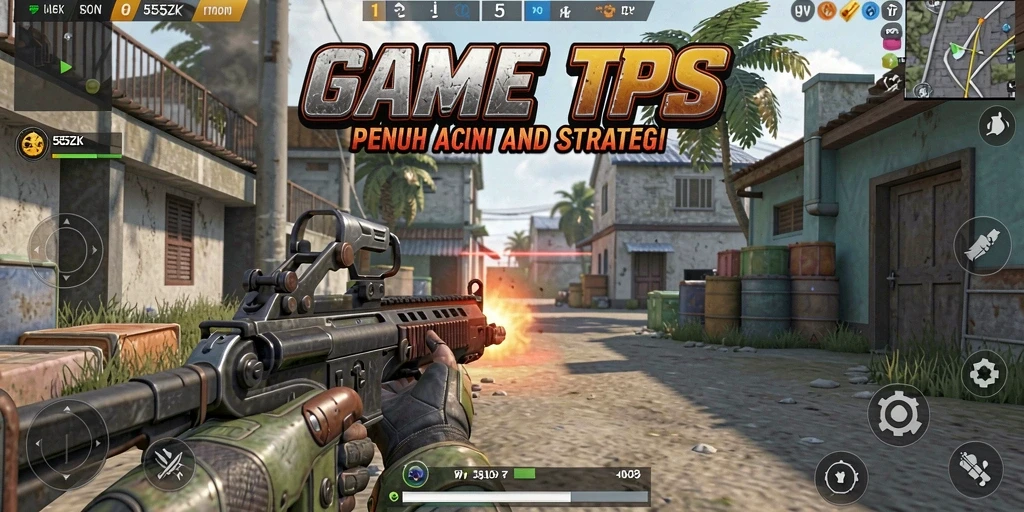 Screenshot dari gameplay mendebarkan 555ZK dengan aksi tanpa henti.
