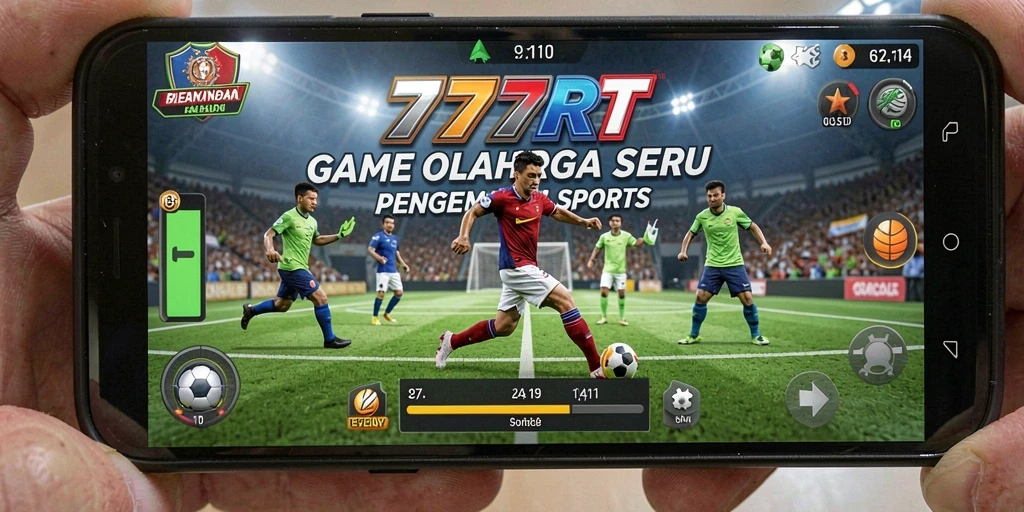 Tampilan seru pertandingan olahraga dalam 777RT.