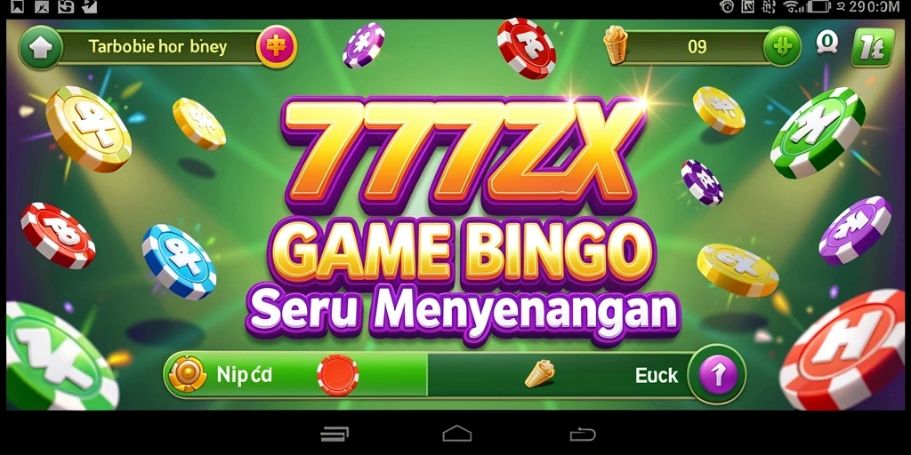 Tampilan gameplay Bingo yang menarik dalam 777ZX.