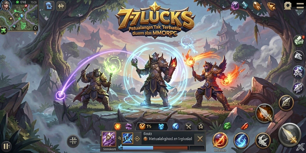 Gameplay menarik dari 77LUCKS di dunia MMORPG
