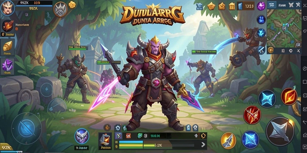 Tampilan gameplay 99ZK yang mendebarkan dan penuh aksi.