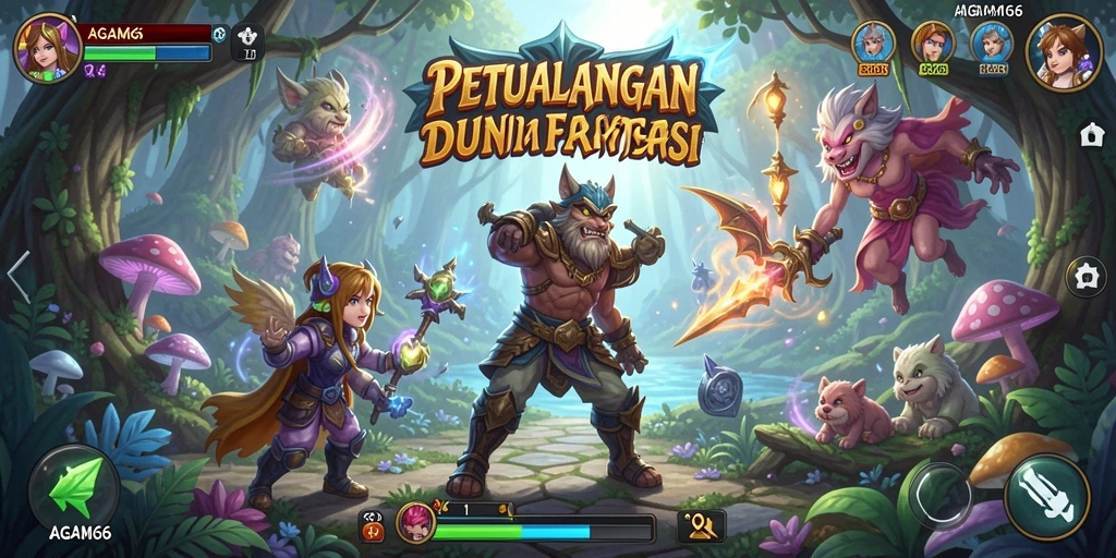 Tampilan gameplay AGAM66 yang memukau dan penuh petualangan.