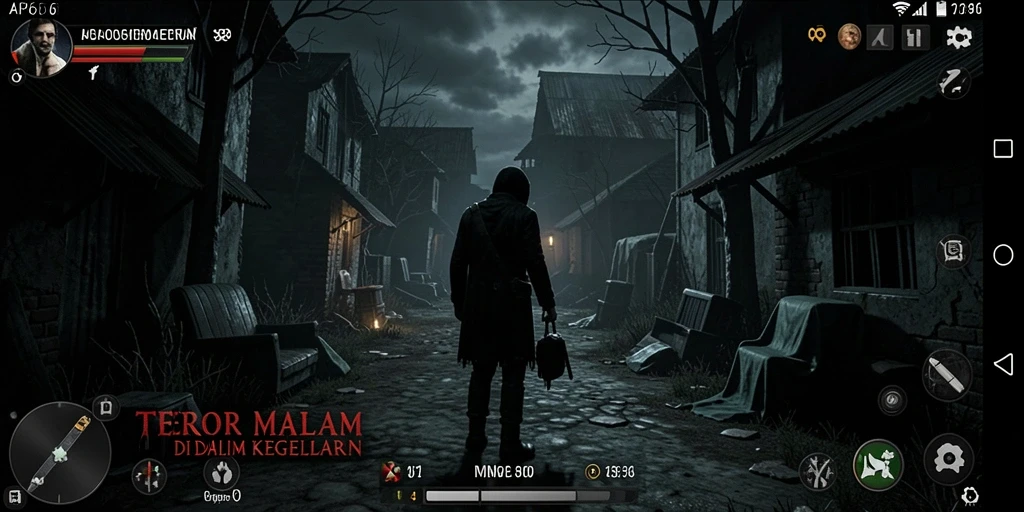 Gameplay menakutkan AP686 dengan suasana mencekam yang mendominasi.
