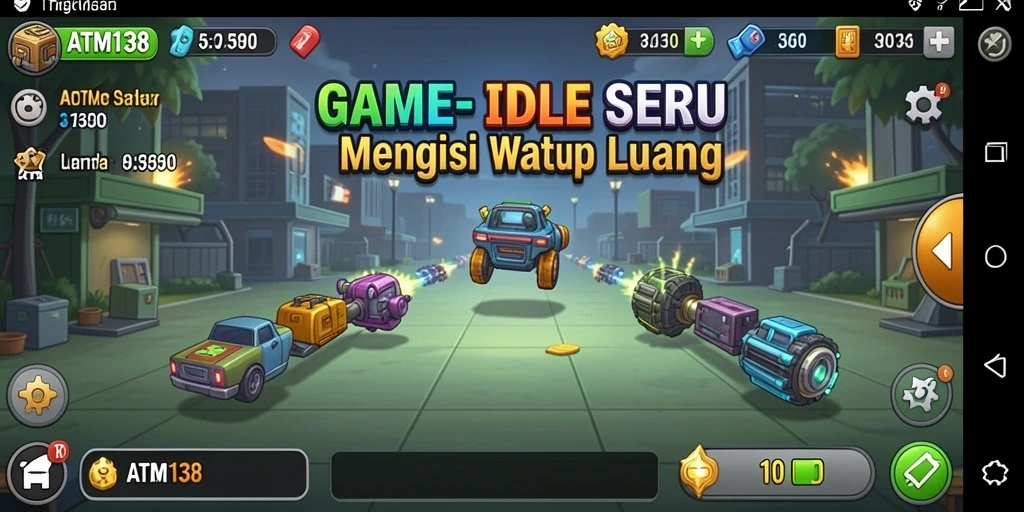 Tampilan gameplay ATM138 yang memukau dan adiktif.