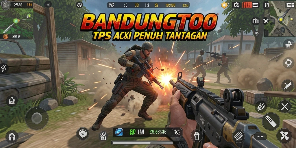 Tampilan gameplay BANDUNGTOTO yang menegangkan dan penuh aksi.