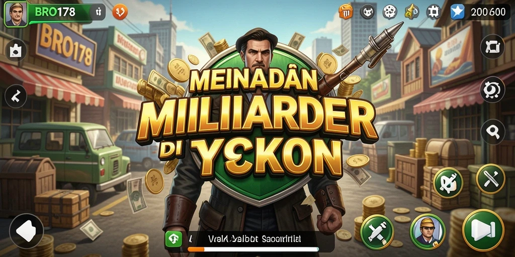 Screenshot utama BRO178 menampilkan gameplay bisnis Tycoon yang seru.