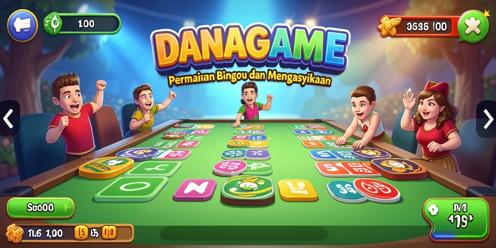 Screenshot gameplay <strong>DANAGAME</strong> yang menampilkan suasana seru permainan Bingo.