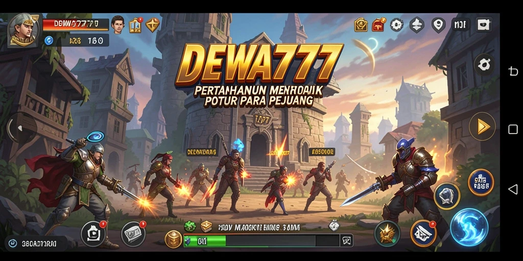 Gameplay seru DEWA777 Tower Defense dengan strategi menara yang dinamis.