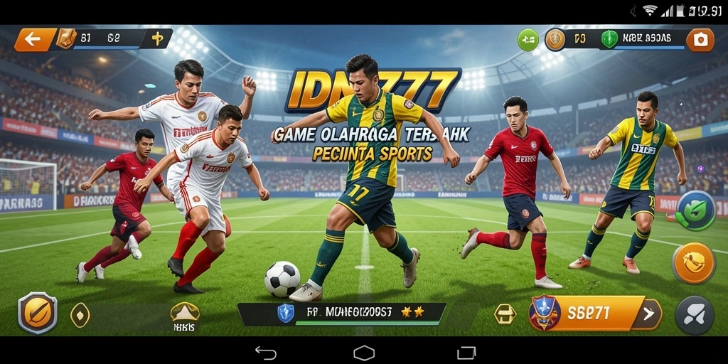 Tampilan gameplay seru IDN777 yang menampilkan aksi olahraga mengesankan.