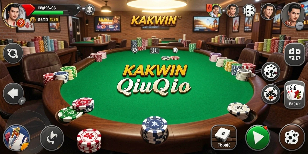 Screenshot KAKWIN menunjukkan gameplay QiuQiu yang seru dan menarik.
