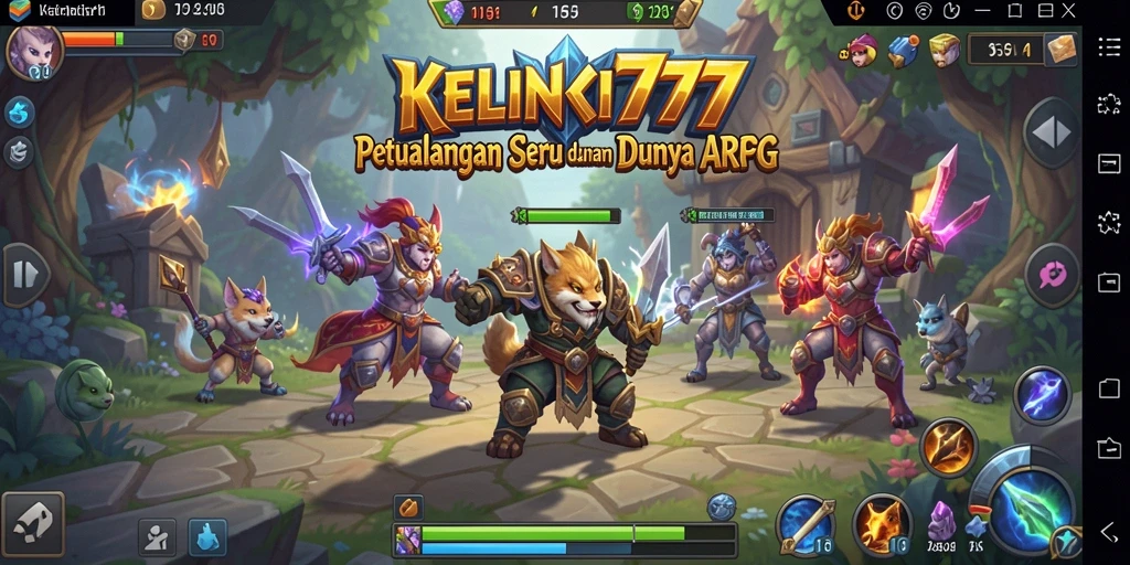 Tampilan menakjubkan dari gameplay KELINCI777 dengan aksi ARPG.