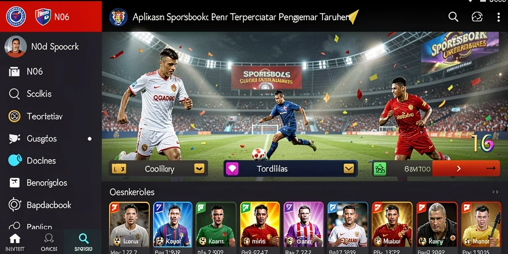 Tampilan gameplay N06 yang menarik dalam taruhan olahraga.