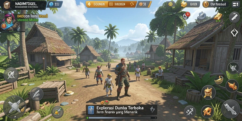 Tampilan gameplay NADIMTOGEL yang menarik dalam dunia terbuka.