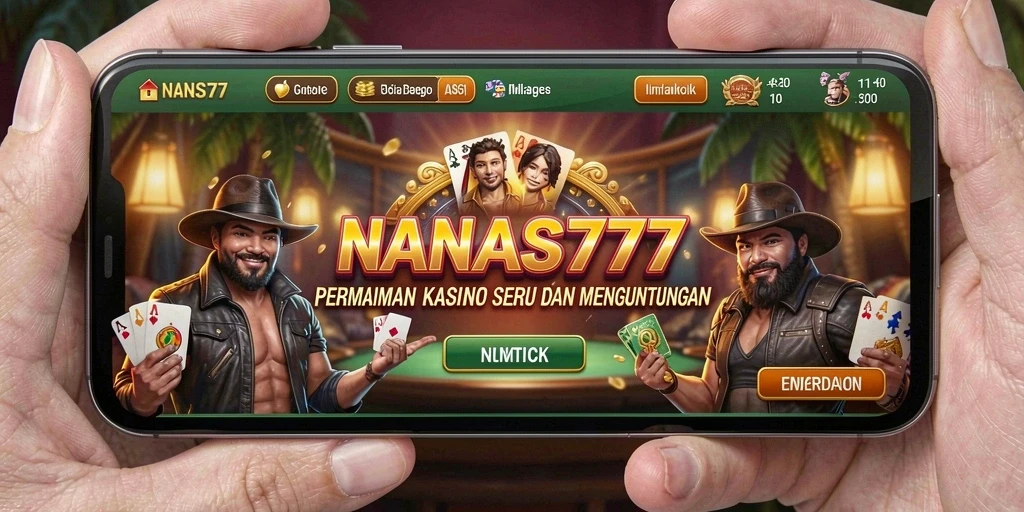 Tampilan gameplay yang menarik dari NANAS777 dengan suasana Kasino.