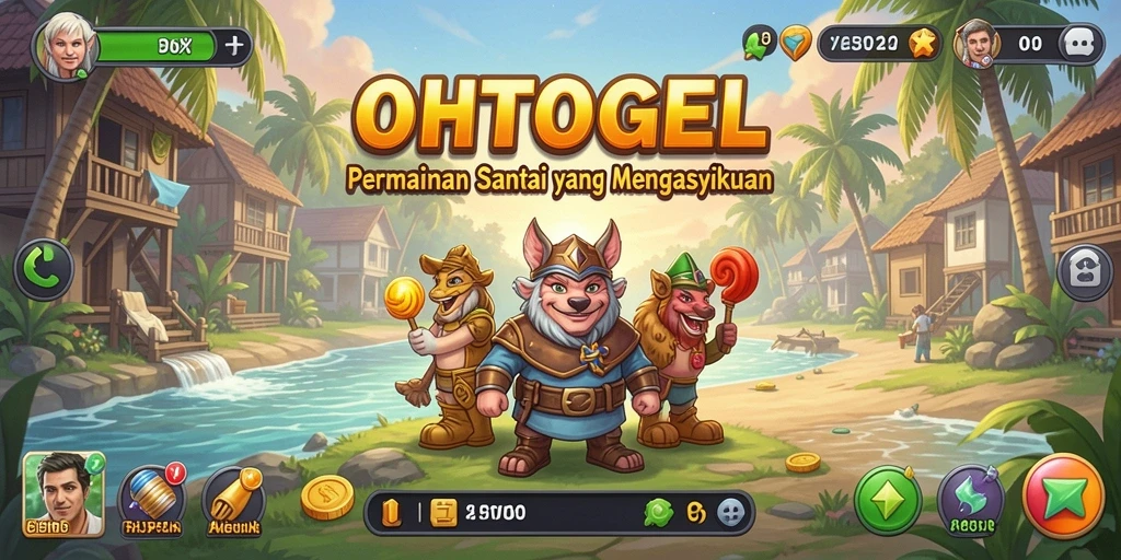 Tangkapan layar utama OHTOGEL menampilkan keseruan gameplay santai.