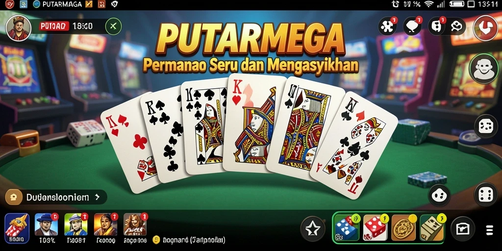 Tampilan gameplay seru dalam PUTARMEGA yang menarik perhatian.
