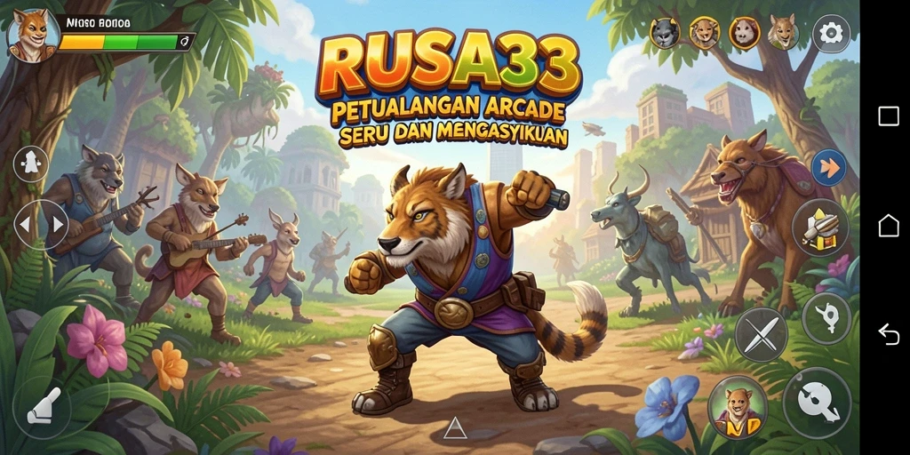 Tampilan gameplay RUSA33 yang dinamis dan menarik.