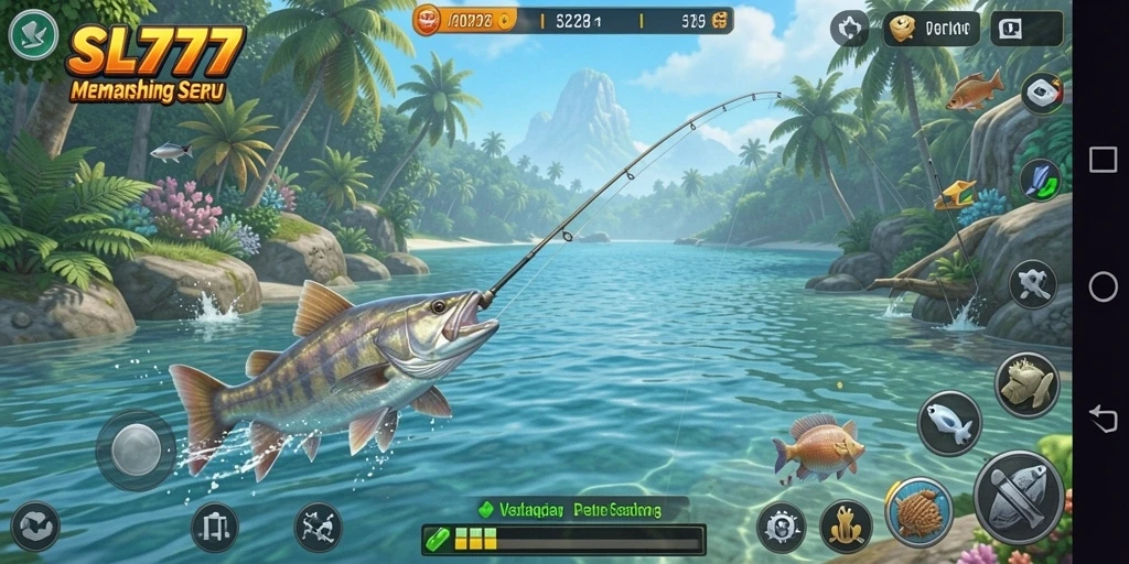 Menampilkan gameplay seru memancing di SL777.